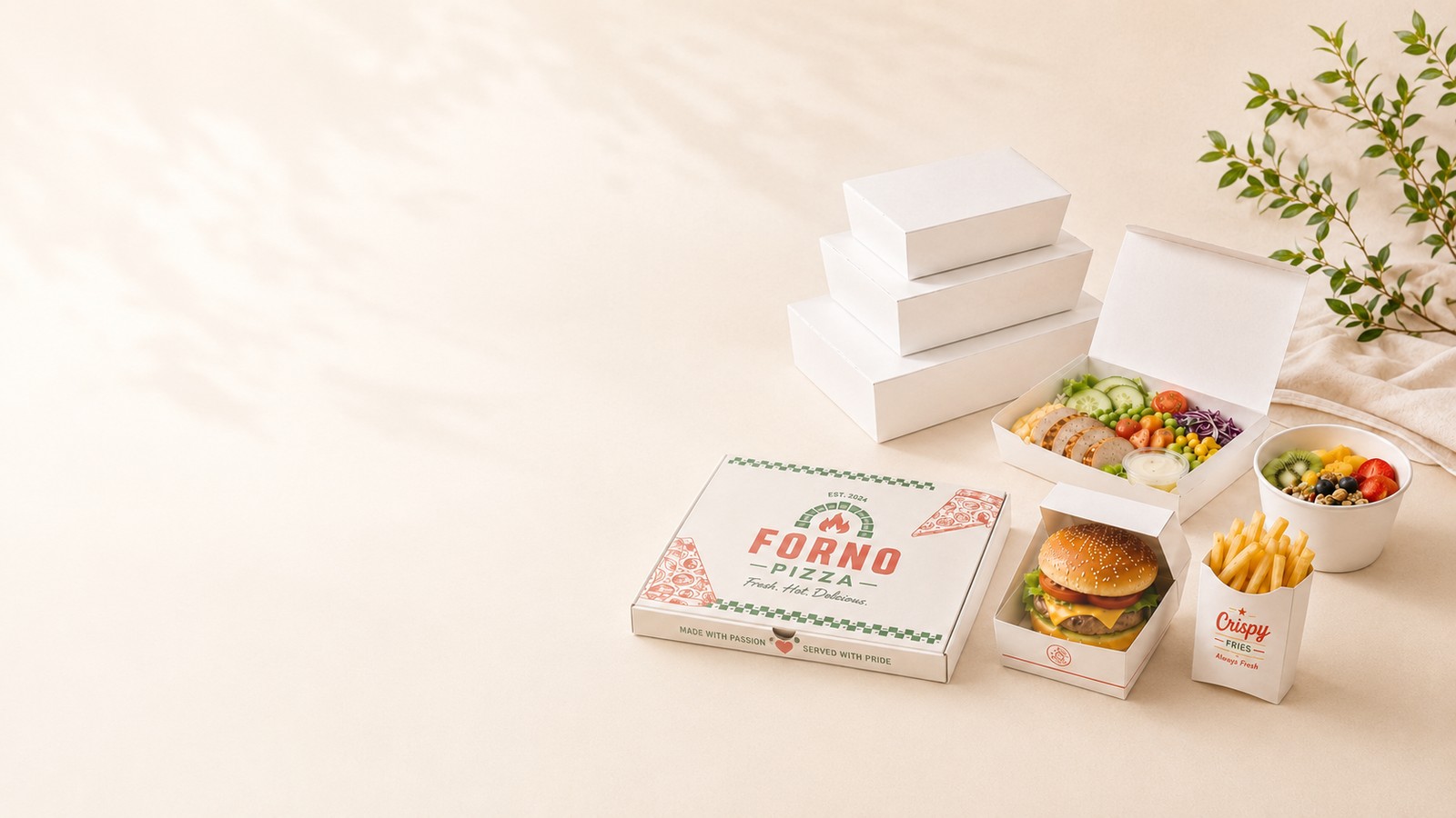 Food box packaging
