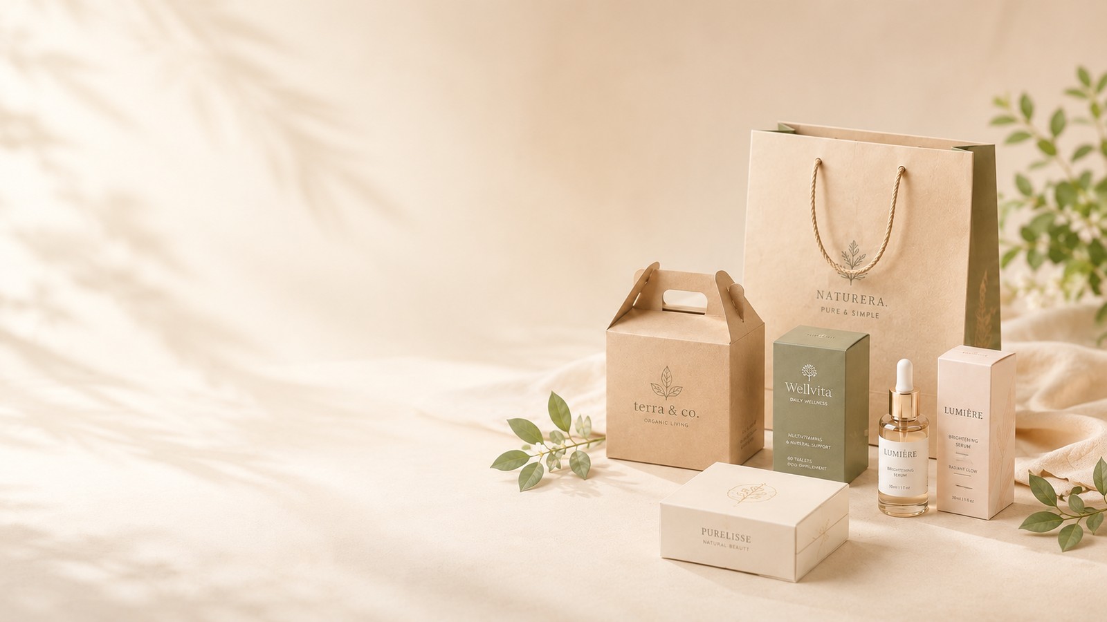 Shopping bag packaging